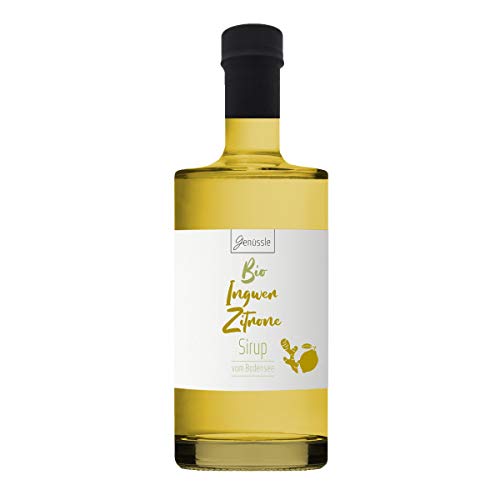 Sciroppo di limone allo zenzero biologico 3x500ml - Genüssle Sciroppo di limone allo zenzero del Lago di Costanza von Genüssle