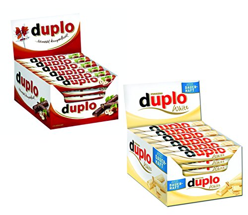 Ferrero Duplo und Duplo white je 40 Riegel (1456g) von Genussleben