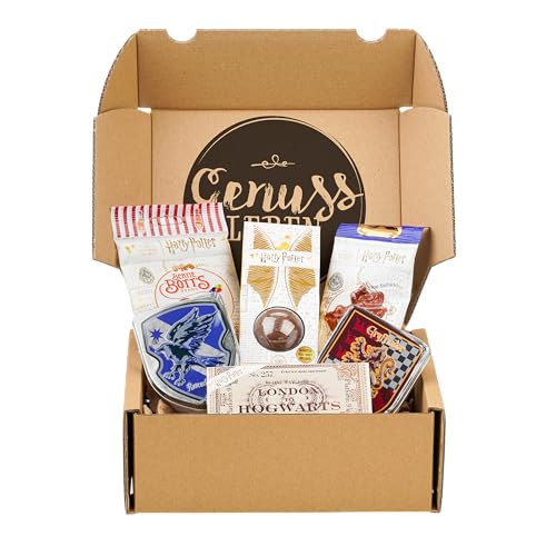 Genussleben Box mit Harry Potter™ Schokolade und Fruchtgummi im Mix 400g von Genussleben
