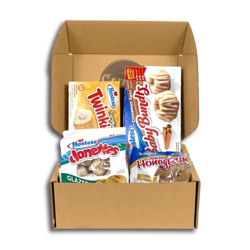 Genusslebenbox mit 1000g Hostess Süßigkeiten im zufälligen Mix, amerikanische Süßigkeiten in der Großpackung von Genussleben