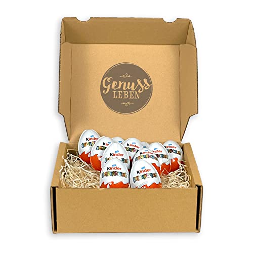 Genusslebenbox mit 220g Ü-Eiern, Überraschungseier als zum Sammeln und Vernaschen von Genussleben