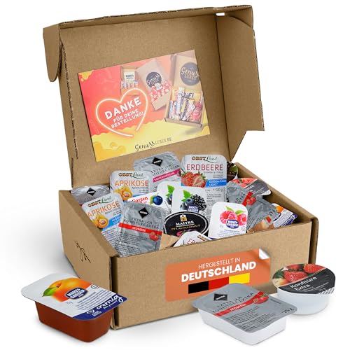 Genussleben Frühstücksbox mit 900g Konfitüren und Marmeladen in vielen Geschmacksrichtungen Genussleben Frühstücksbox mit 900g Konfitüren und Marmeladen in vielen Geschmacksrichtungen von Genussleben
