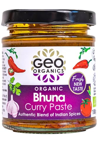 Geo Organics Bhunai India Curry Pastes 180g von Geo Organics