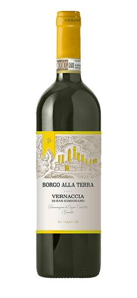 "Borgo alla Terra" Vernaccia di San Gimignano DOCG 2023 "Borgo alla Terra" Vernaccia di San Gimignano DOCG 2023 von Geografico