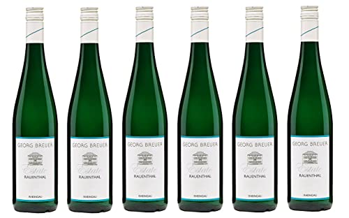6x 0,75l - 2023er - Georg Breuer - Rauenthal "Estate" - Riesling - Qualitätswein Rheingau - Deutschland - Weißwein trocken von Georg Breuer