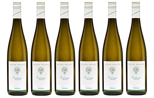 6x 0,75l - Weingut Georg Breuer - GB - Sauvage - Riesling - Qualitätswein Rheingau - Deutschland - Weißwein trocken von GEORG BREUER