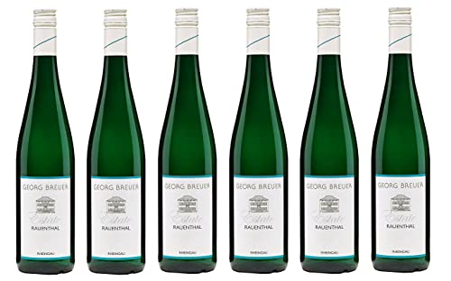 6x 0,75l - Weingut Georg Breuer - Rauenthal Estate - Riesling - Qualitätswein Rheingau - Deutschland - Weißwein trocken von Georg Breuer