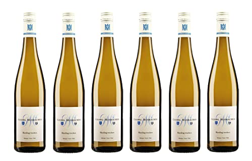 6x 0,75l - Georg Mosbacher - Riesling - VDP.Gutswein - Qualitätswein Pfalz - Deutschland - Weißwein trocken von Georg Mosbacher