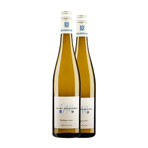 Georg Mosbacher Trocken Riesling Pfälz 75 cl (Schachtel mit 2 Flaschen von 75 cl) von Distribuidor