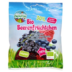 Fruchtgummi Beerenfrüchtchen, zuckerreduziert, vegan von Georg Rösner