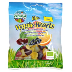 Fruchtgummi Veggie-Hearts, vegan von Georg Rösner