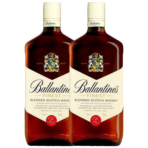 Whiskey Blended Ballantine's Rakete Flasche 1 L (Schachtel mit 2 Rakete Flasche von 1 L) von George Ballantine & Son - Ballantine's