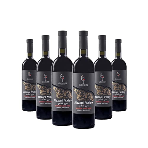 Weinpaket Alazani Valley von Georgian Production Rotweine lieblich Wein aus Georgien von GP Georgian Production