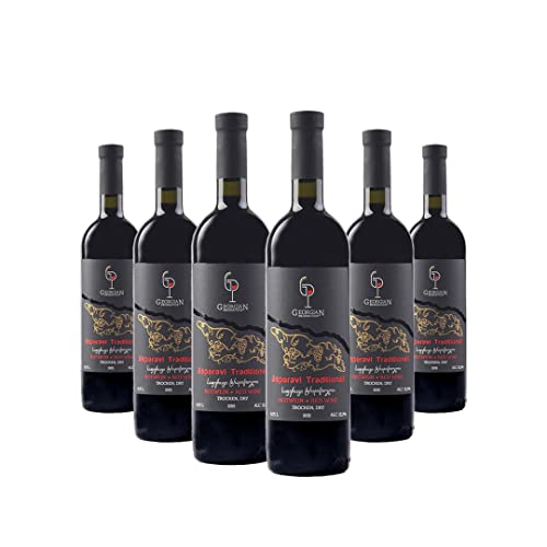 Weinpaket Saperavi Traditionell von Georgian Production Rotweine trocken Wein aus Georgien von GP Georgian Production