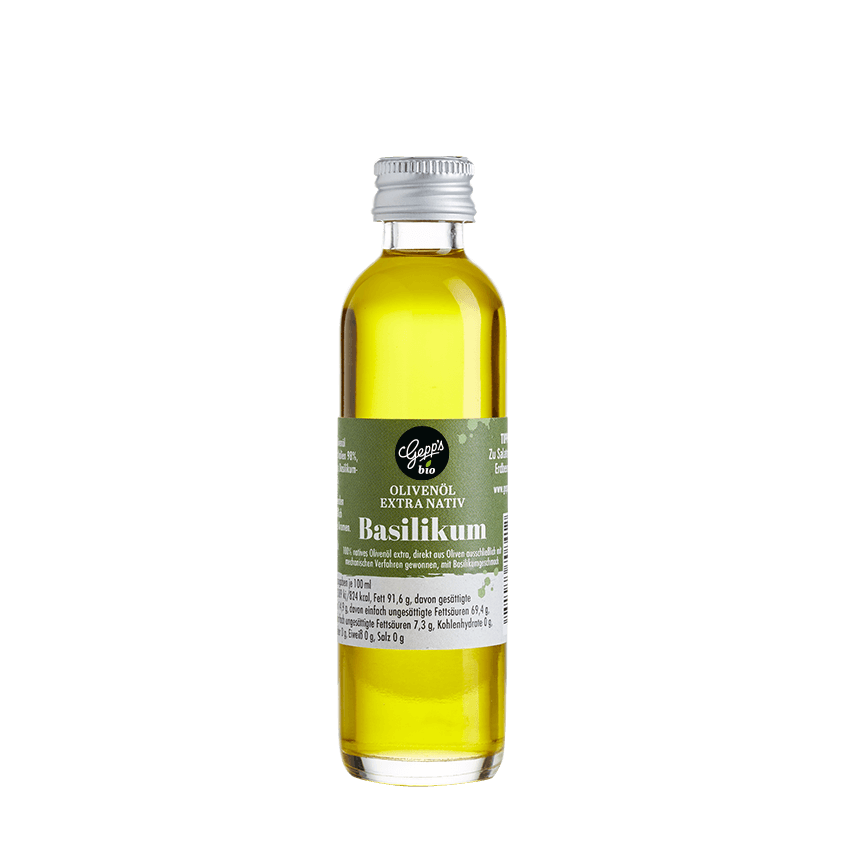 Bio Olivenöl mit Basilikum von Gepp´s GmbH