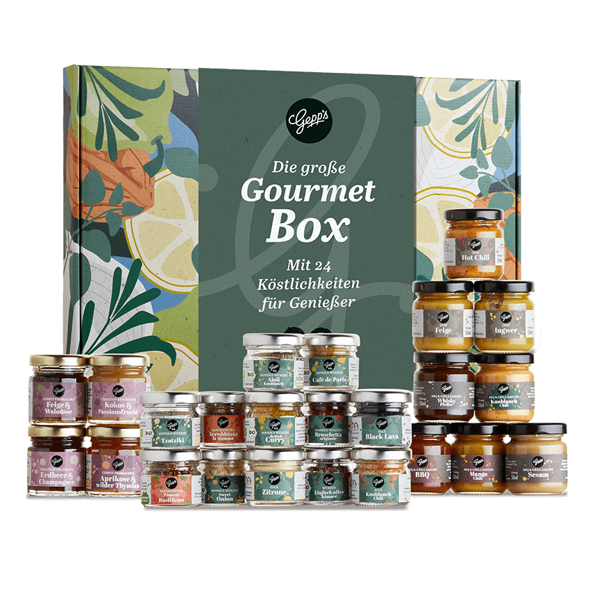 Die Große Gourmetbox - Präsentkorb - Probierset - Kulinarische Geschenke - Delikatessen