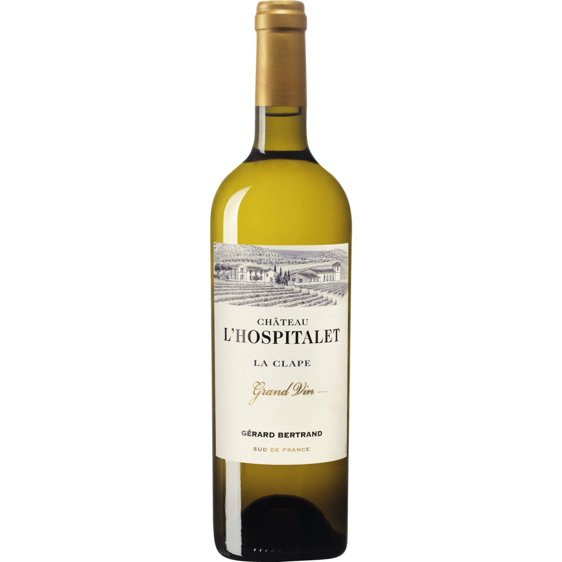 Château Hospitalet Grand Vin Blanc, La Clape AOP, Languedoc-Roussillon, 2022, Weißwein Château Hospitalet Grand Vin Blanc, La Clape AOP, Languedoc-Roussillon, 2022, Weißwein von Gérard Bertrand, 11100 Narbonne, Frankreich