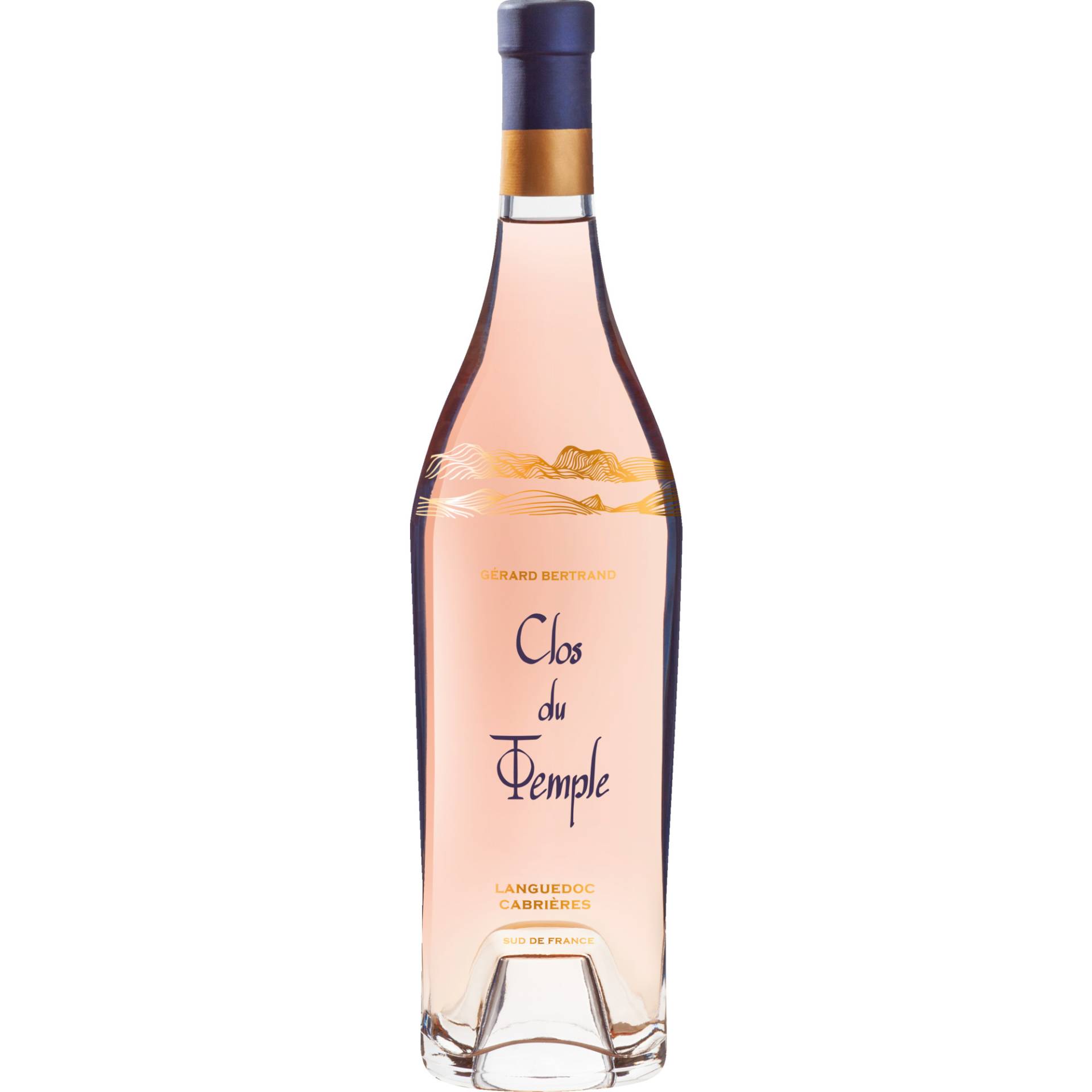 Clos du Temple Rosé, Languedoc Cabrières AOP, Magnum, Languedoc-Roussillon, 2020, Roséwein von Gérard Bertrand,11100,Narbonne,Frankreich