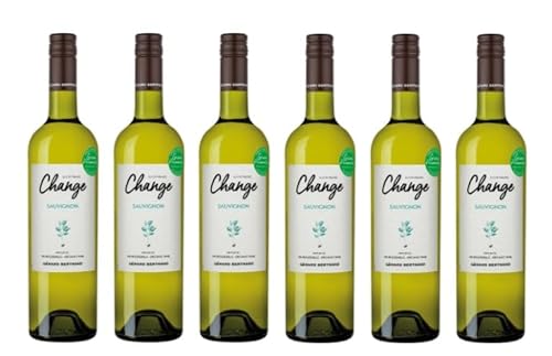 6x 0,75l - 2023er - Gérard Bertrand - Change - Sauvignon Blanc - Pays d'Oc I.G.P. - Frankreich - Weißwein trocken von Gérard Bertrand