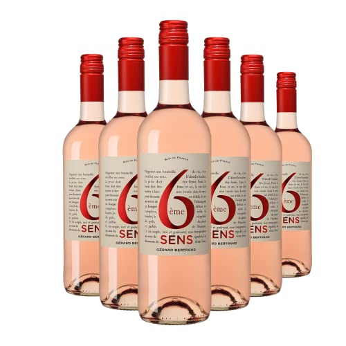 Gérard Bertrand 6ème sens Vin Rosé | Grenache/Syrah | IGP Pays d'Oc Sec | (6 x 0.75 l) von Gérard Bertrand