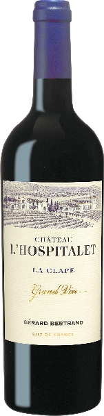Gerard Bertrand Aus biologischem Anbau Chateau L Hospitalet Grand Vin Rouge La Clape AOP Jg. 2021 Cuvee aus Syrah, Grenache, Mourvedre im Holzfass gereift Gerard Bertrand Aus biologischem Anbau Chateau L Hospitalet Grand Vin Rouge La Clape AOP Jg. 2021 Cuvee aus Syrah, Grenache, Mourvedre im Holzfass gereift