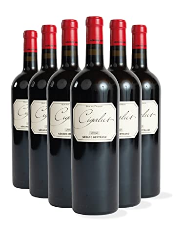 Gérard Bertrand Cigalus Rotwein | Cabernet Sauvignon/Cabernet Franc/Merlot/Syrah/Grenache/Carignan | Holzkiste 2021 | (6 x 0.75 l) von Gérard Bertrand