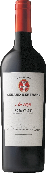 Gerard Bertrand Heritage 1189 Pic-Saint-Loup AOP Jg. 2022 Cuvee aus 40 Proz. Mourvedre, 40 Proz. Syrah, 20 Proz. Grenache im Holzfass gereift