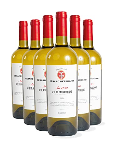 Gérard Bertrand Héritage An 1130 Vin Blanc | Chardonnay | IGP Cite de Carcassonne Sec | (6 x 0.75 l) von Gérard Bertrand
