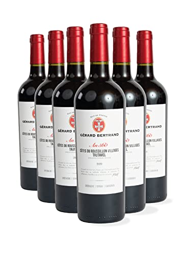 Gérard Bertrand Héritage An 560 Rotwein | Grenache/Carignan/Syrah | AOP Côtes Du Roussillon Villages Tautavel 2019 | (6 x 0.75 l) von Gérard Bertrand