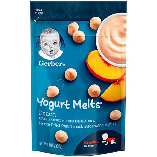 Gerber, Graduates, Yogurt Melts, Peach, 1 oz (28 g). G von Gerber