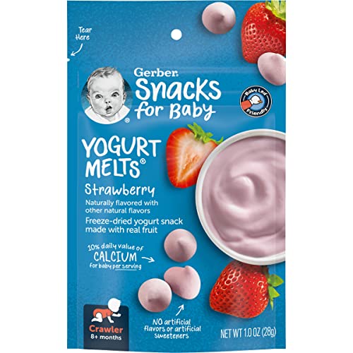 Gerber Graduates Strawberry Yogurt Melts Freeze-Dried Yogurt & Fruit Snacks (28 g) von Gerber