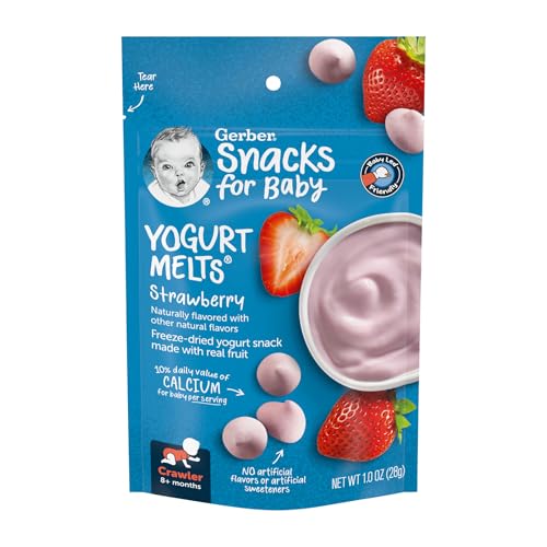 Gerber Graduates Strawberry Yogurt Melts Freeze-Dried Yogurt & Fruit Snacks (28 g) von Gerber