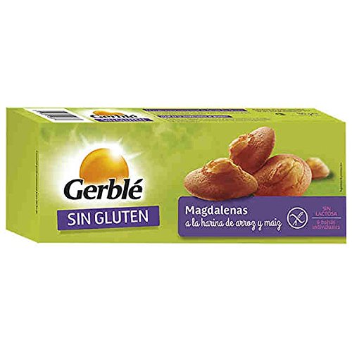 Gerblé Sin Gluten - Magdalenas - a la harina de arroz y maíz - 6 x 30 g von Gerblé Sin Gluten