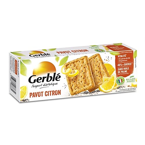 Gerblé - Biscuit Lemon Poppy 200G - Packung mit 5 von Gerblé