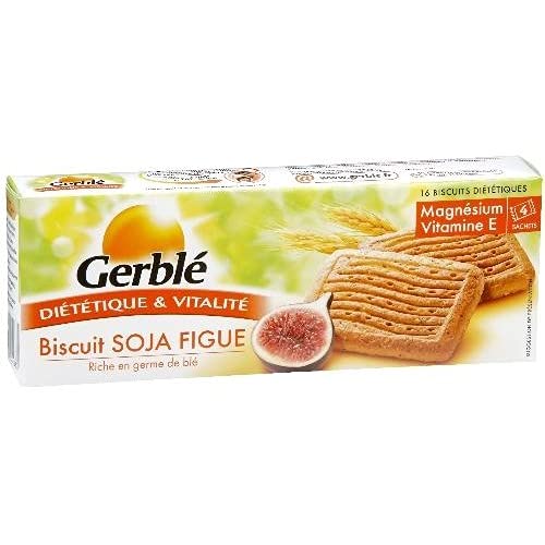 Gerblé - Soja Biskuits Fig 270G - Packung mit 5 von Gerblé