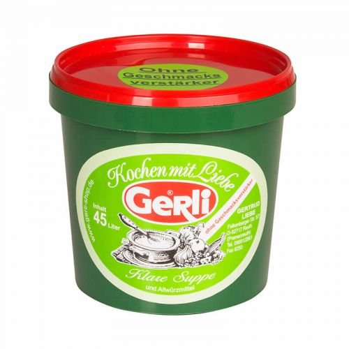 Feine klare Suppe o. Geschmacksverstärker 900g von Gerli