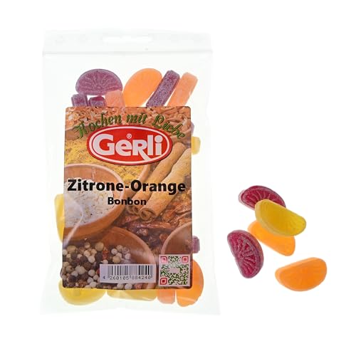 Zitrone-Orange Gerli Bonbon 120 g von Gerli