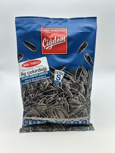 Cigdem Cekirdek 5x150g - Sonnenblumenkernen - Sunflower Seeds (Large, extra Salz) von Germiyan