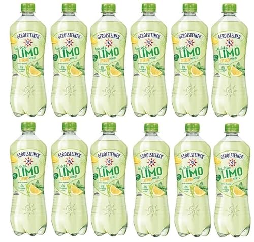 12 Flaschen Gerolsteiner Leichte Limo Citrus-Minze a 0,75 L Inc. EINWEG Pfand von Gerolsteiner