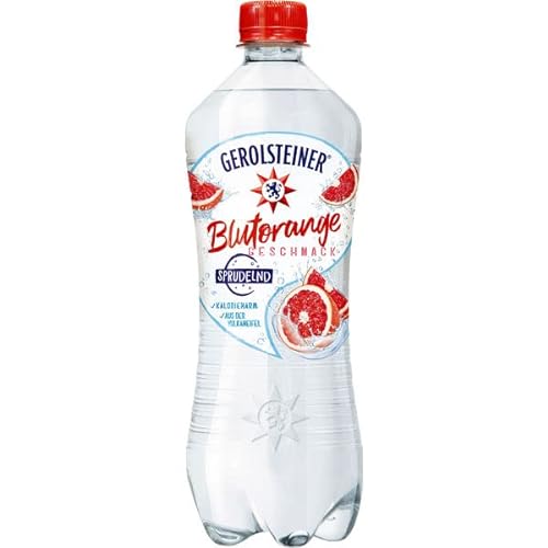 18 Flaschen Gerolsteiner Blutorange + Mineralwasser a 750ml PET inc. 4,50€ EINWEG Flasche von Gerolsteiner