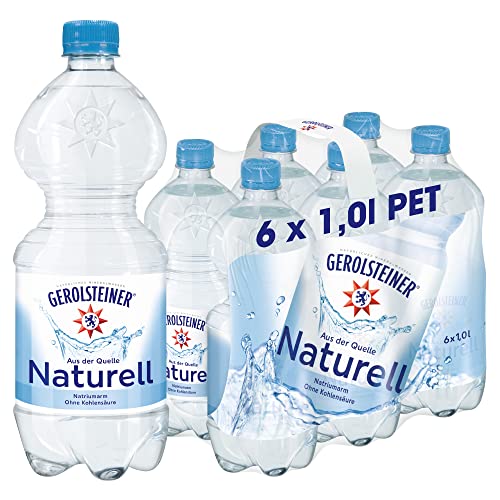 Gerolsteiner Naturell, EINWEG (6 x 1 l) von Gerolsteiner