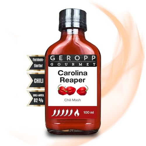 GEROPP-GOURMET Carolina Reaper Chili Mash/Püree mit 82% Chili (100 ml) GEROPP-GOURMET Carolina Reaper Chili Mash/Püree mit 82% Chili (100 ml) von Geropp Gourmet