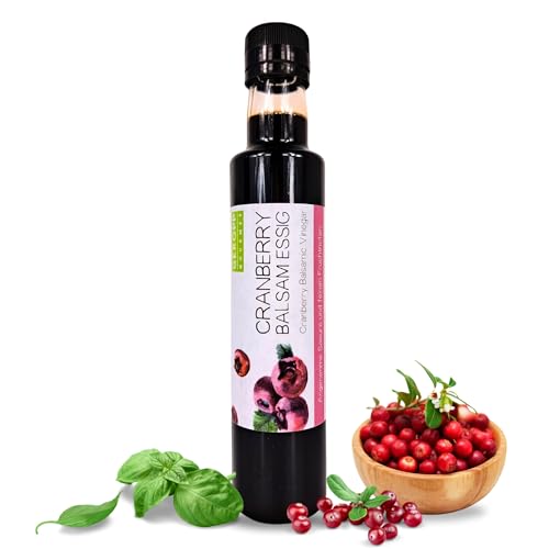 GEROPP-GOURMET Cranberry Balsam Essig | 250ml | 3% Säure | Premium Essigzubereitung | Der fruchtige Kick für ihre Salate, Desserts, Lieblingsgerichte | Geschenk für Männer und Frauen GEROPP-GOURMET Cranberry Balsam Essig | 250ml | 3% Säure | Premium Essigzubereitung | Der fruchtige Kick für ihre Salate, Desserts, Lieblingsgerichte | Geschenk für Männer und Frauen von Geropp Gourmet