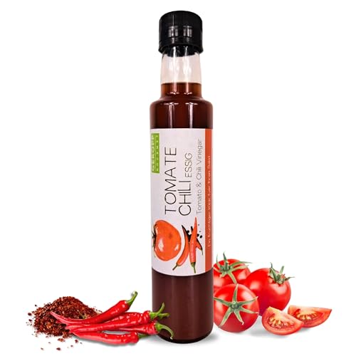 GEROPP-GOURMET Tomate Chili Essig | 250ml | 4% Säure | Premium Essigzubereitung | Der fruchtig scharfe Kick für ihre Salate, Desserts, Lieblingsgerichte | Geschenk für Männer und Frauen GEROPP-GOURMET Tomate Chili Essig | 250ml | 4% Säure | Premium Essigzubereitung | Der fruchtig scharfe Kick für ihre Salate, Desserts, Lieblingsgerichte | Geschenk für Männer und Frauen von Geropp Gourmet