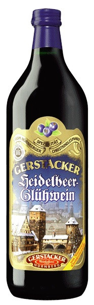 Gerstacker Heidelbeer-Glühwein süß 1 l von Gerstacker Weinkellerei GmbH