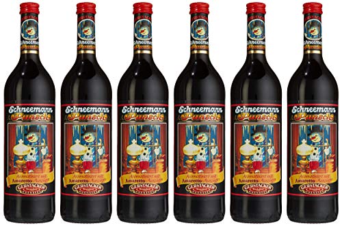 GERSTACKER Schneemann®-Punsch mit Rum- und Amarettoaroma (6 x 0,745 l) von Gerstacker