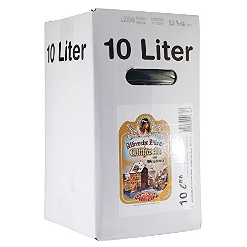 Gerstacker Albrecht Dürer Weißer Glühwein 10 Liter Bag-in-Box BiB 10% vol. alc. (inkl. Versand von Gerstacker