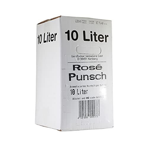 Gerstacker Rosé Punsch 10 Liter Bag-in-Box BiB 8,7% vol. alc. (inkl. Versand) von Gerstacker