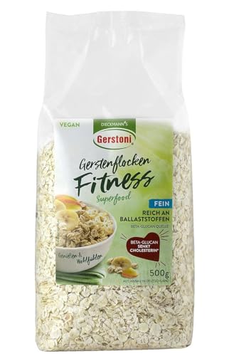 Gerstoni Fitnessflocken fein (12x500g), mild-nussige Gerstenflocken in PREMIUM-QUALITÄT für Gesundes Frühstück, Kochen und Backen mit Beta-Glucan Gerstoni Fitnessflocken fein (12x500g), mild-nussige Gerstenflocken in PREMIUM-QUALITÄT für Gesundes Frühstück, Kochen und Backen mit Beta-Glucan von Gerstoni
