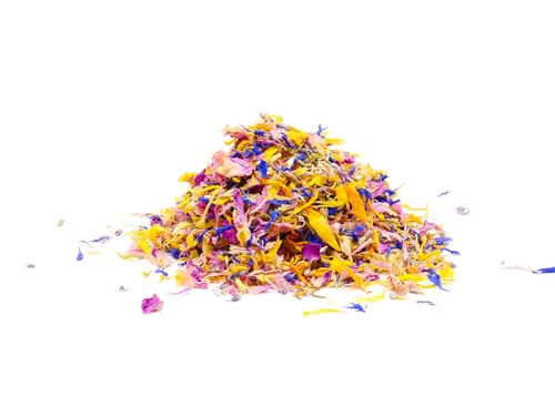 Essbare Blütenmischung - Blütenmix - Blüten getrocknet - Farbenfroh - Dekorativ zum Backen oder Kochen - Essblüten - 15g von Gerüche-Küche